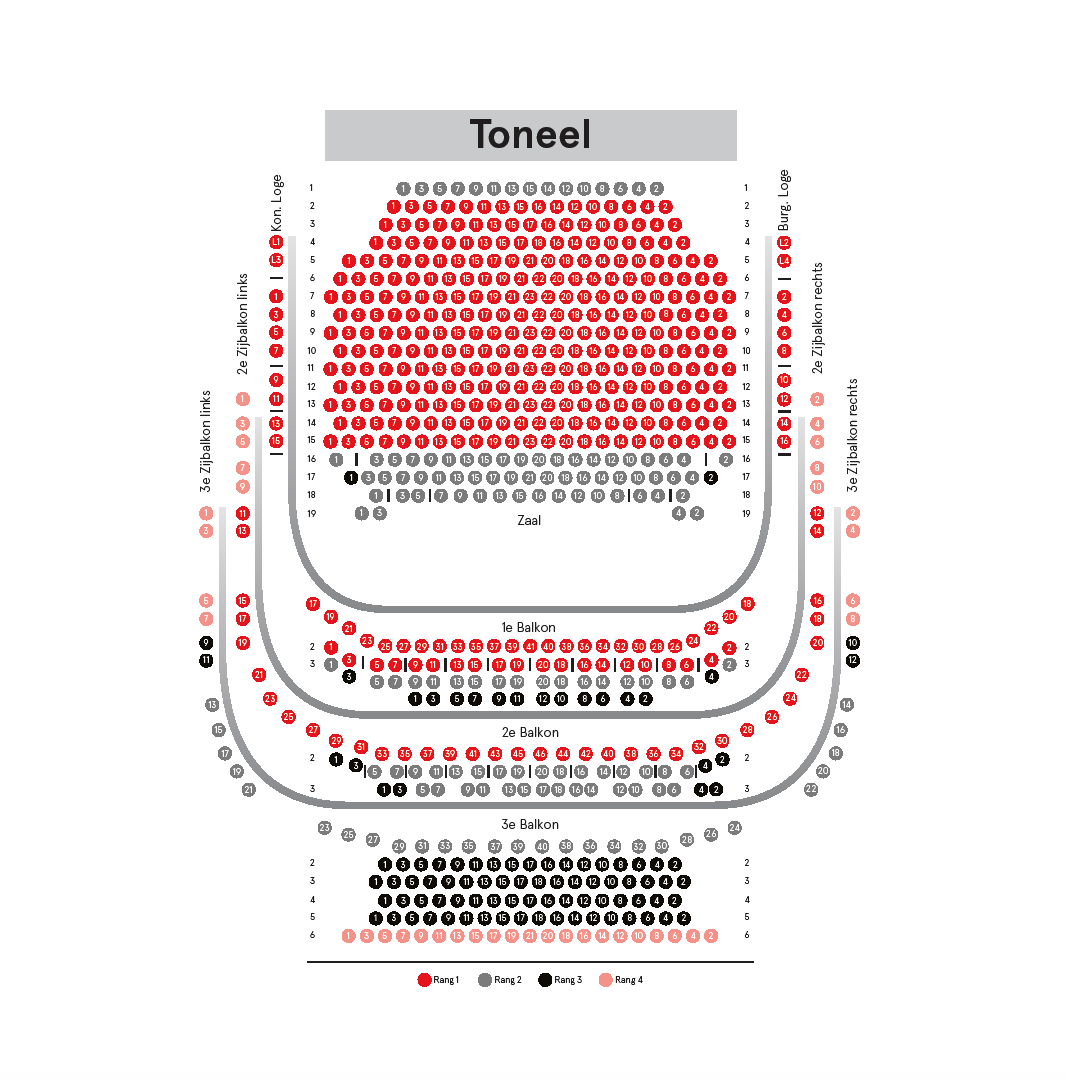 Zaalplattegrond Koninklijke Schouwburg Het Nationale Theater Zaalplattegrond Koninklijke Schouwburg Het Nationale Theater